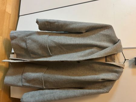 Damen Mantel grau mit Knopfleiste gebraucht guter Zustand