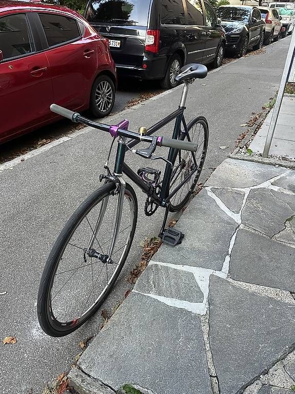 Vélos: Stahl Fixie Gr. M, oilslick – D'occasion à Bern par bielima
