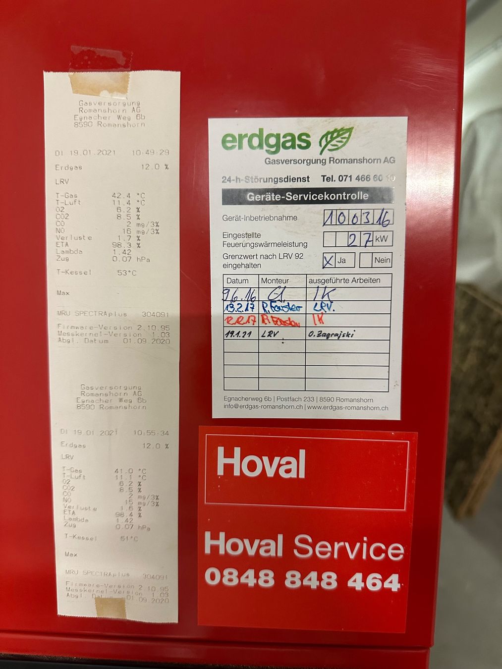 Hoval Radiateurs: Hoval UltraGas 27kW – D'occasion à Romanshorn par kwaldis 3