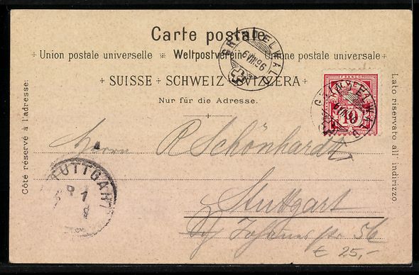 Cartoline postali: Litho Wengernalp, Kl. Scheidegg, Hotel u – Usato da Berlin venduto da bartko-reher 1