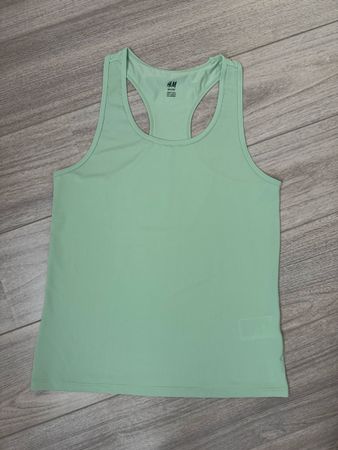 H&M Sport Shirt Gr. S grün