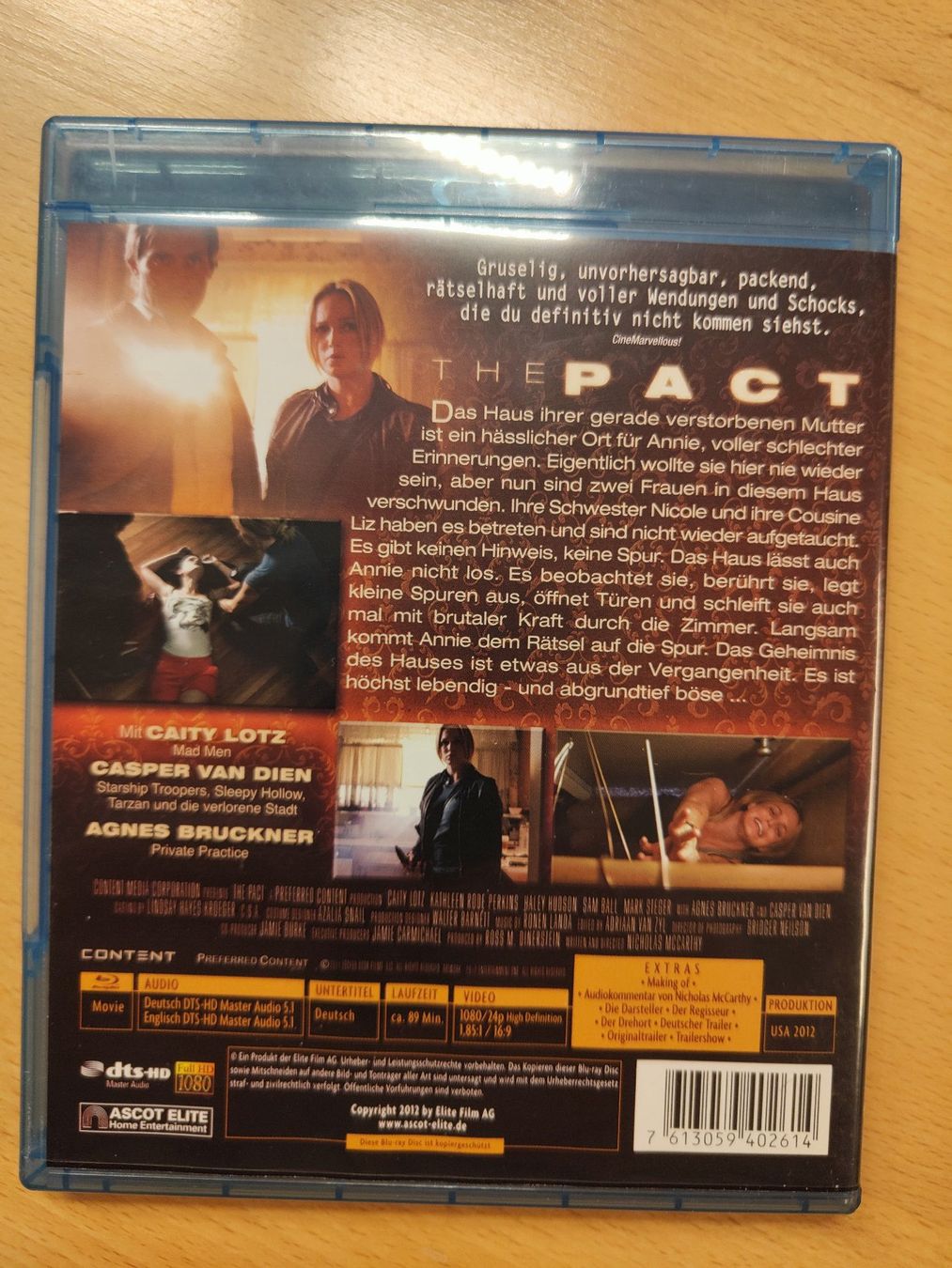 Tutti i DVDs: The Pact Blu Ray – Usato da Schwerzenbach venduto da ste_pp82 1