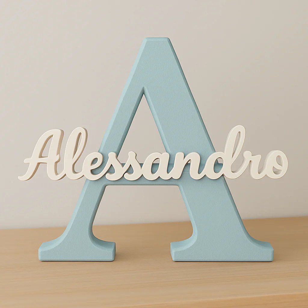 Tutte le decorazioni: Lettre personnalisable – Nuovo (secondo la descrizione) da Prez-vers-Noreaz venduto da Cdesign3D