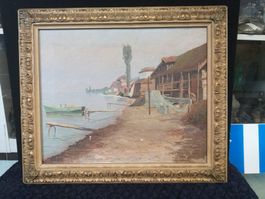 Huile sur toile signée