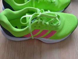 Adidas Trainingsschuhe Neon Grün und Pink - Gr 38 2/3