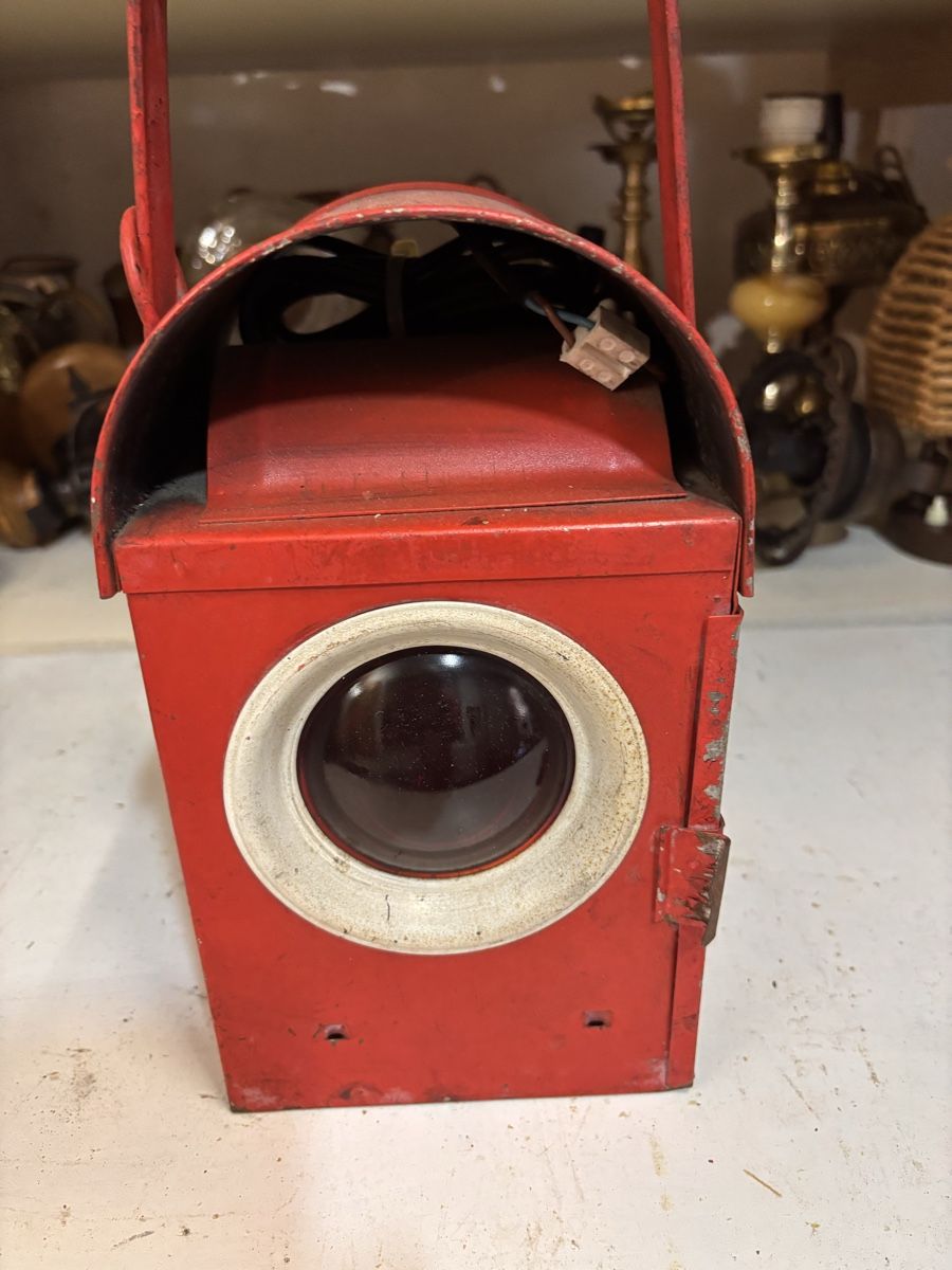 Lampade: Bahn Lampe mit elektrisch – Usato da Escholzmatt venduto da sukides55