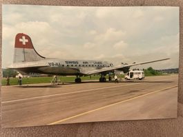 DC-4 Swiss Air Lines HB ILI 50 Jahre Transatlantik Jubiläum