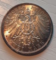 SILBER / Deutsch. Reich / 2 Mark / 1904 / Friedrich F. / RAR