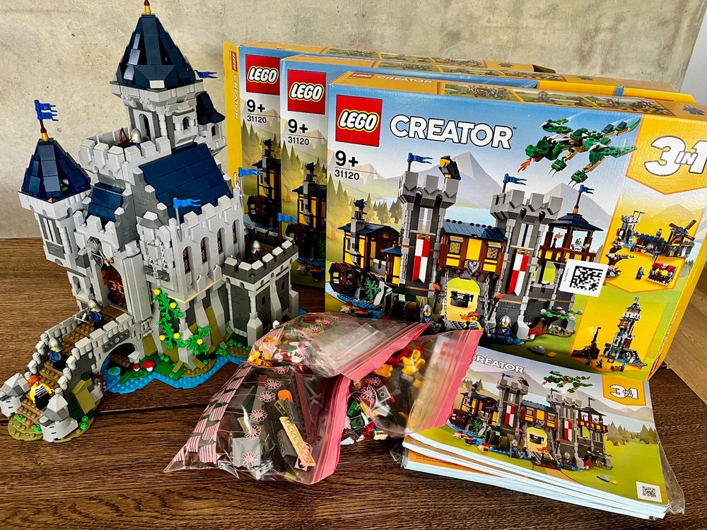 LEGO Re-brick-able MOC (3x LEGO 31120 Medieval Castle) | Kaufen auf Ricardo
