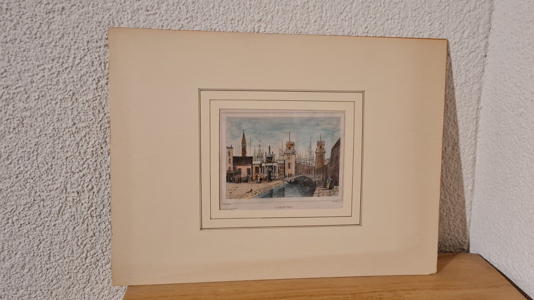 Dipinti: Radierung "Arsenal von Venedig" – Usato da Brütten venduto da Frohsinn007 1
