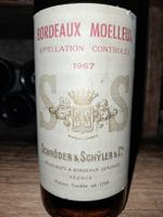 Bordeaux moelleux Schroder & schyler & Cie 1967