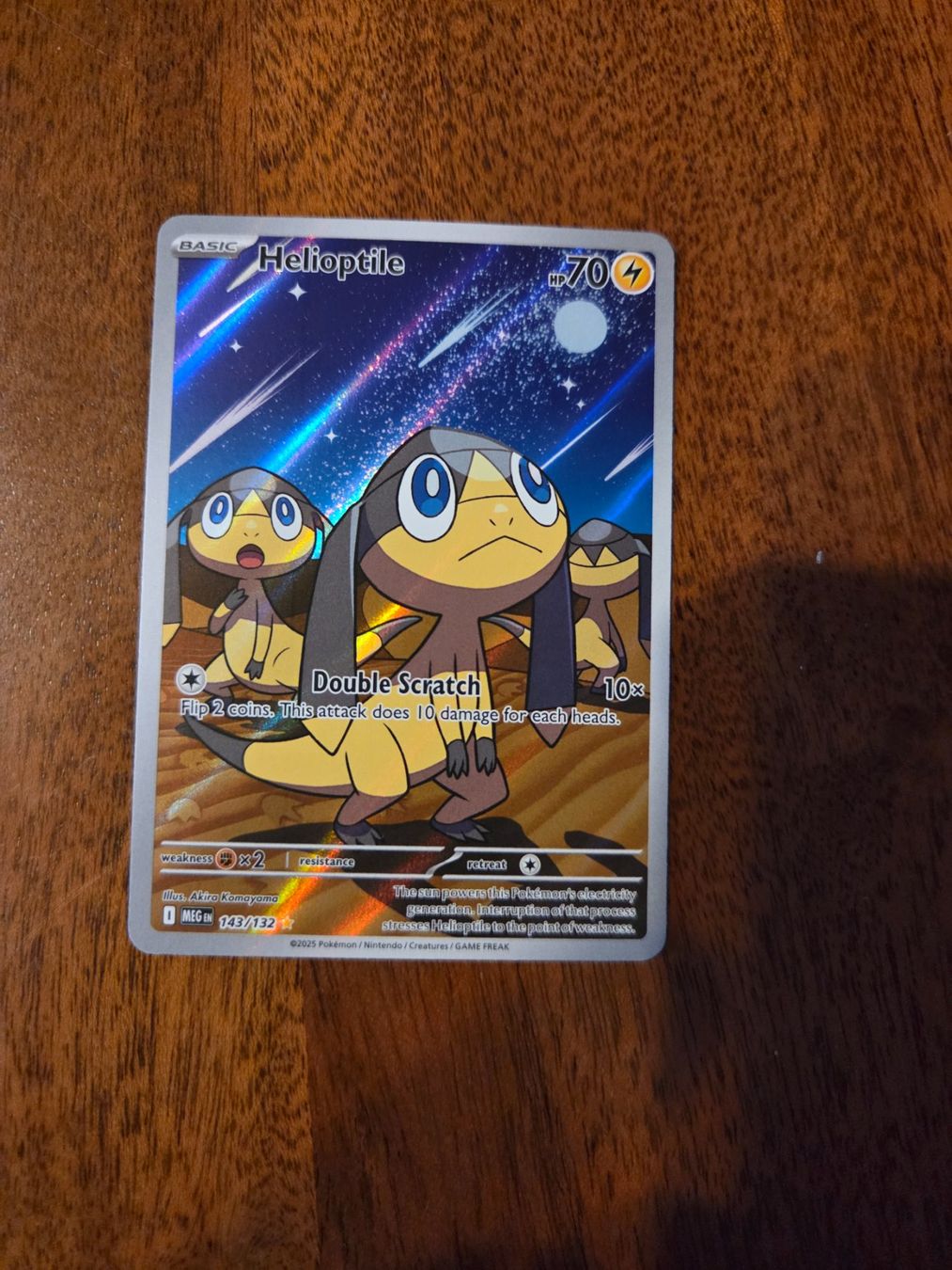 Pokémon Carte collezionabili: Helioptile 143/132 Pokemon mega evolution en – Usato da männedorf venduto da ret_56t6