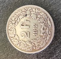 2 FR  Münze 1912 Silber