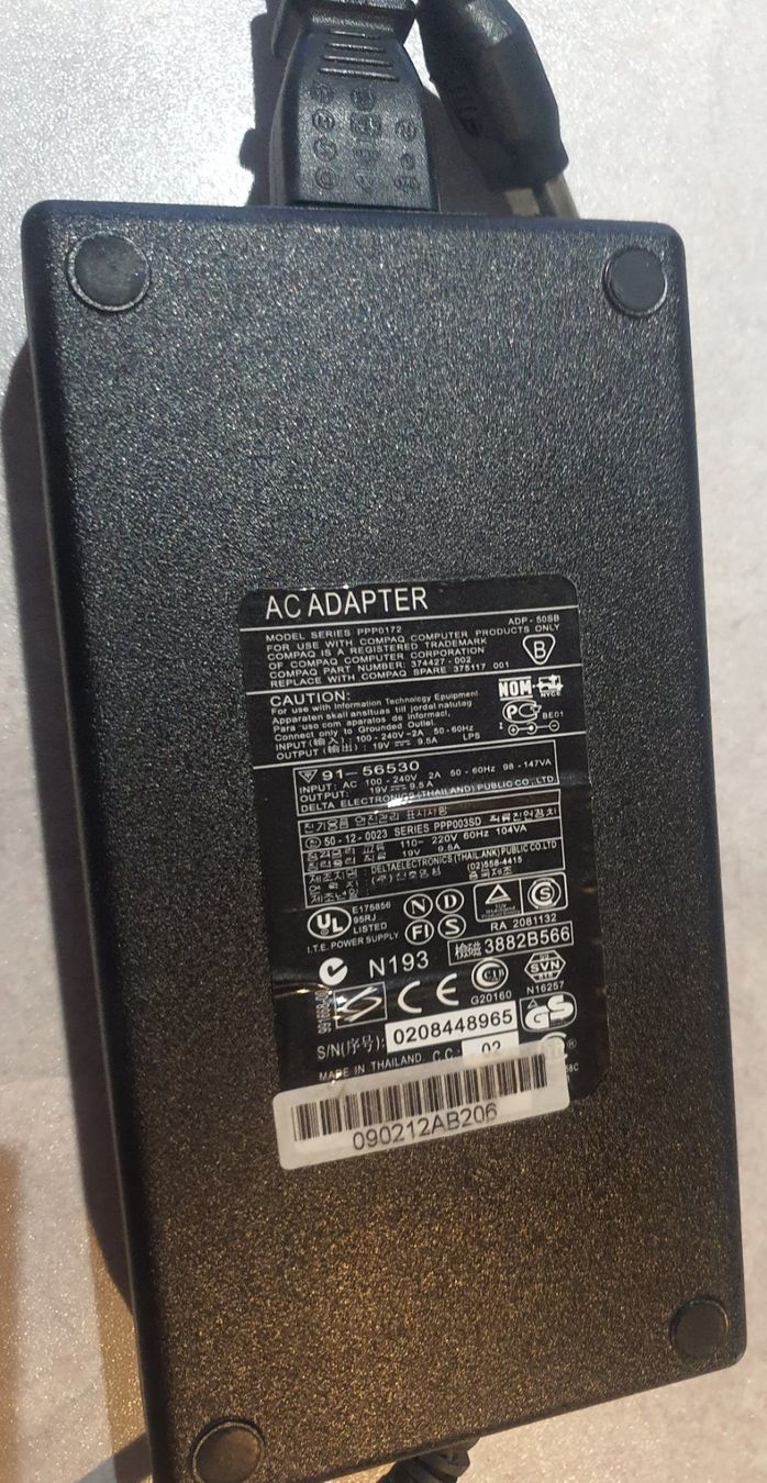 Hewlett Packard Ladegerät: Netzteil passend zu HP Notebook / Laptop – Gebraucht aus Schachen LU von Dbd7