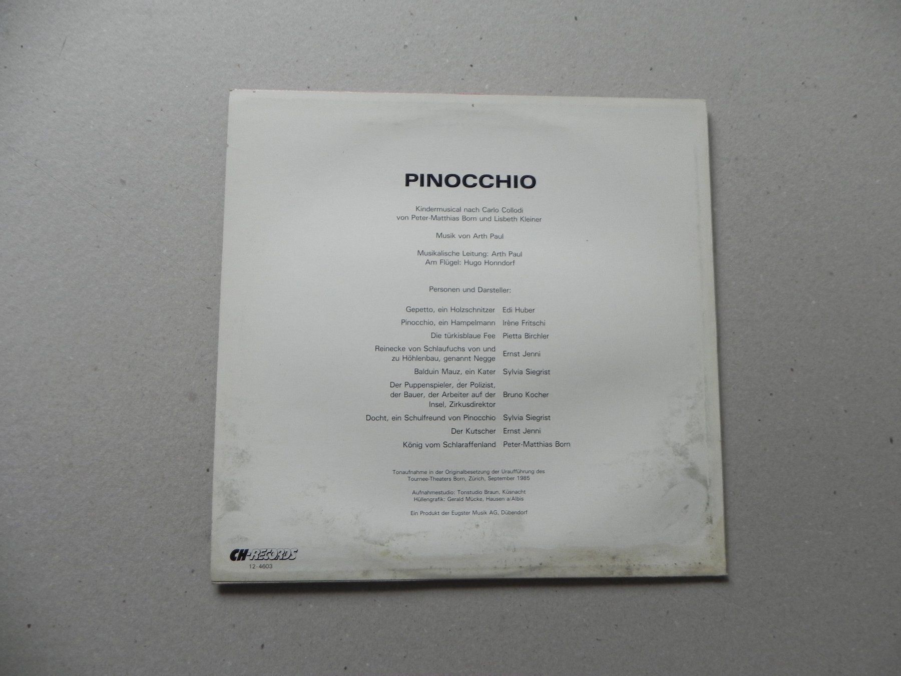 Dischi in vinile: LP Schweizer Mundart Musical Pinocchio – Usato da Siebnen venduto da krimsie 1