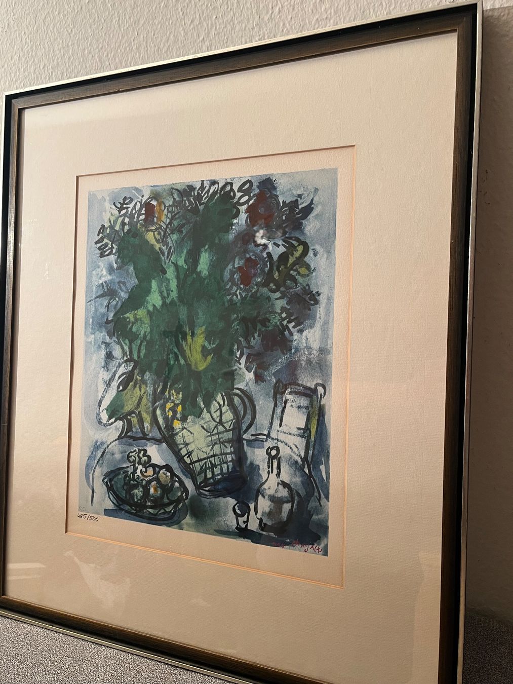 Gemälde: Marc Chagall – Lithographie "Bouquet fleuri sur table" – Gebraucht aus Basel von PAUL_ART 8