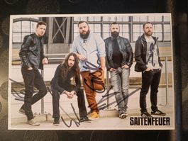 Saitenfeuer - Handsigniert Autogrammkarte