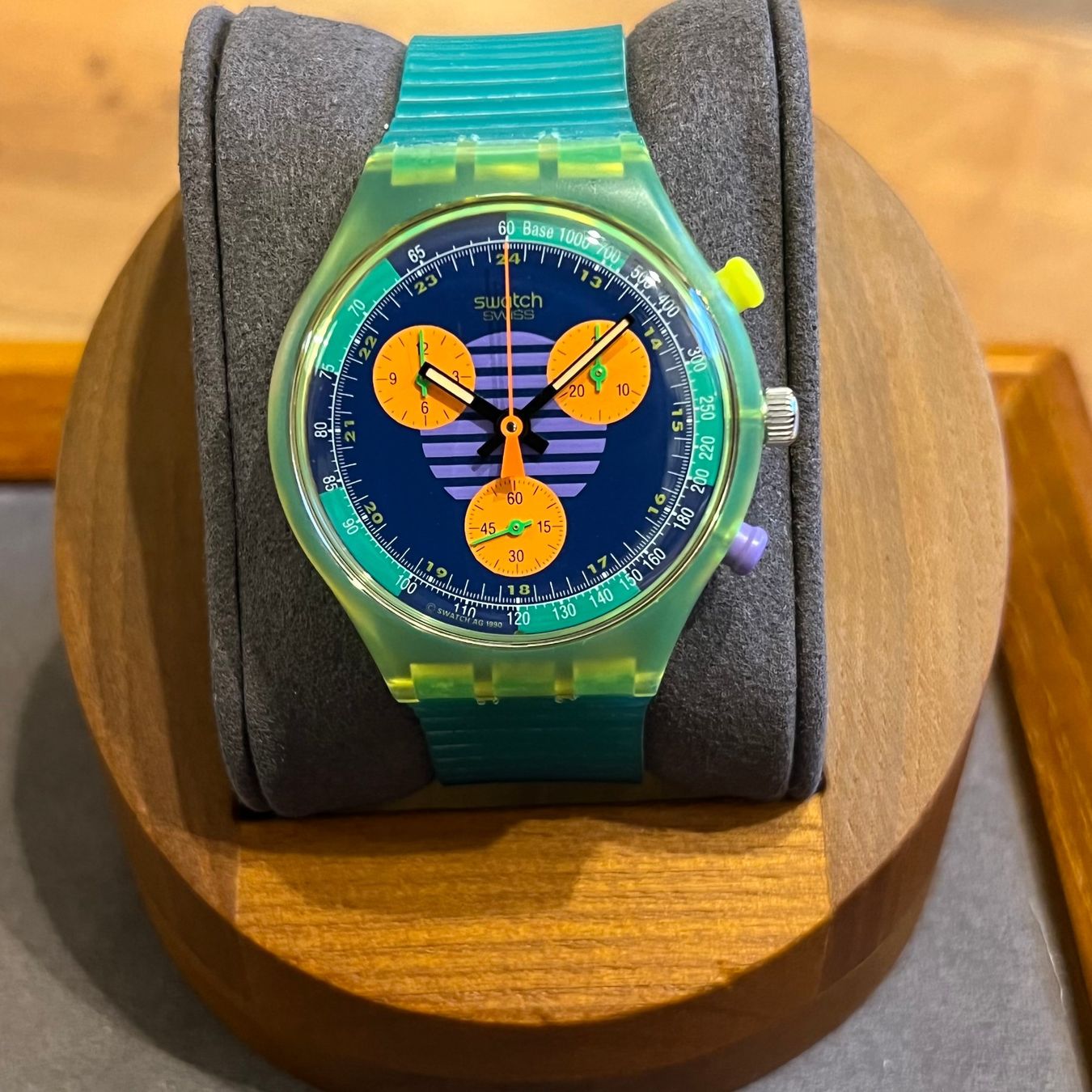 Swatch Orologi: Swatch Vintage Chronograph Quartz Full Set SCJ100 – Usato da Carouge GE venduto da Watchaser