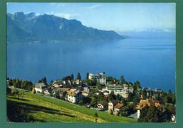 Glion sur Montreux, Lac Léman et Alpes, ungelaufen, 1976