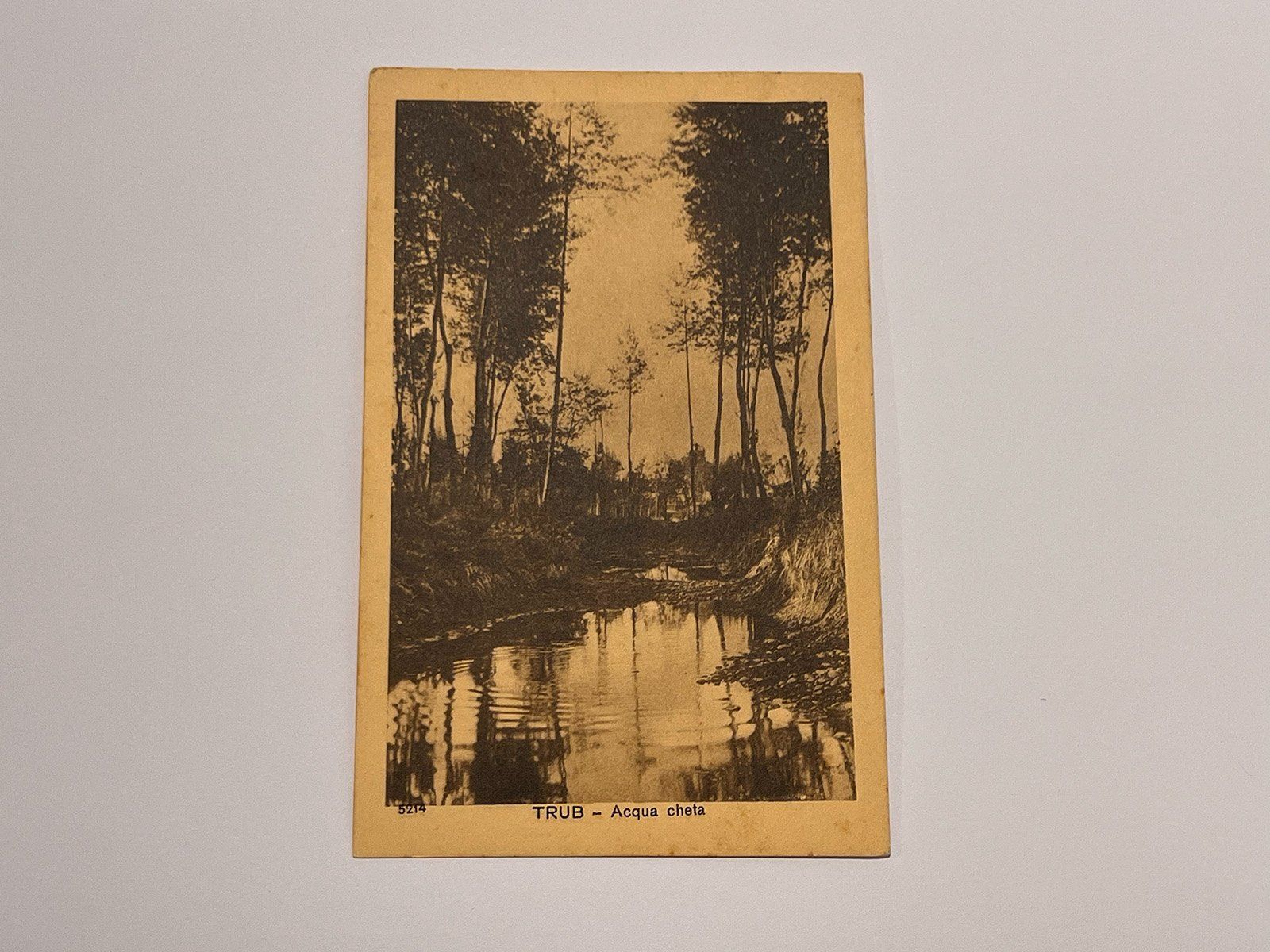 Ansichtskarten: Vintage Postkarte - Trub - Acqua cheta – Gebraucht aus Riva san vitale von abd_p86k