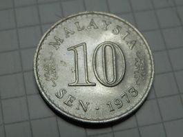 Malaysia 10 Sen, 1973