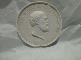 Entwurf Münze Medaille Gips / Franz II Habsburg 1768-1835