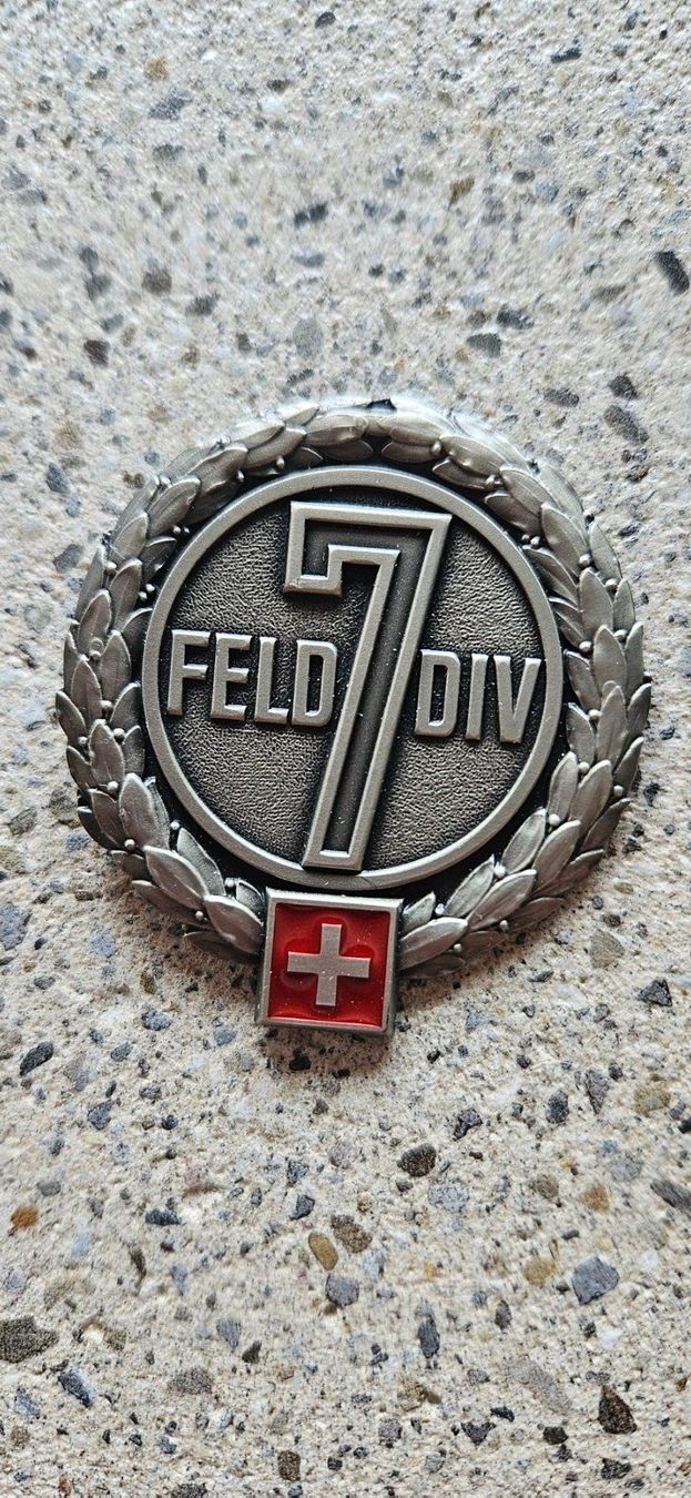 Schweizer Armee Placchette & Badge: *** Beretemblem Silber *** – Nuovo (secondo la descrizione) da Riedholz venduto da fr_sIruP