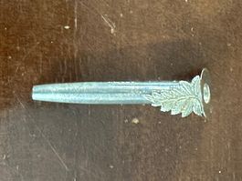 Boutonnière - Blumenhalter für Revers, Silber