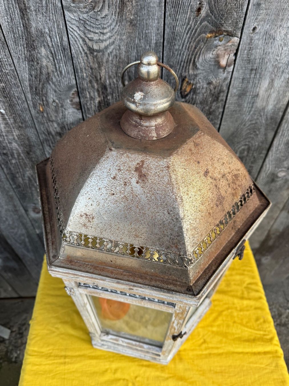 Laternen: Laterne/Kerzenhalter Shabby Chic – Gebraucht aus Sachseln von BONATI01 2