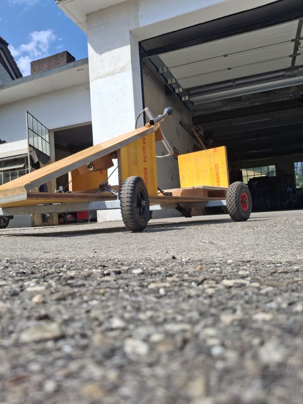 Fahrzeuge für Kinder: Seifenkiste Holz Eigenbau – Gebraucht aus Gettnau von 987842354454 2