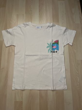 Pokemon T-Shirt Beige Size 11/12 New
