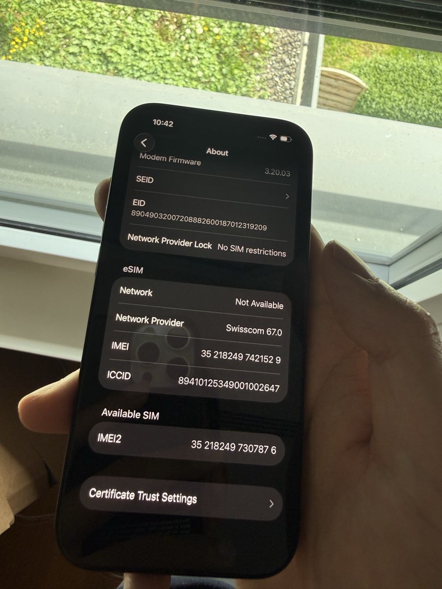 Apple Telefoni cellulari / Smartphones: iPhone 15 128GB Black - Excellent Condition, 97% Battery – Usato da Rotkreuz venduto da lew_tjr9 7