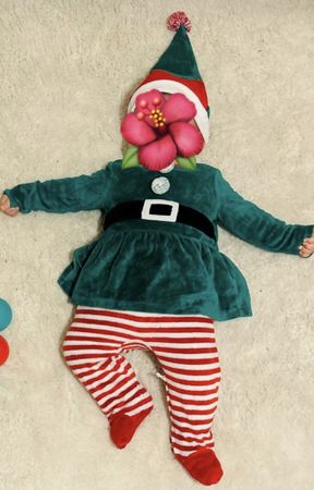 Déguisement lutin de Noël - Taille 6 mois - Parfait!