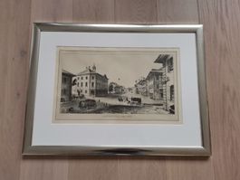 Langenthal Grafik, Lithografie, Stich,