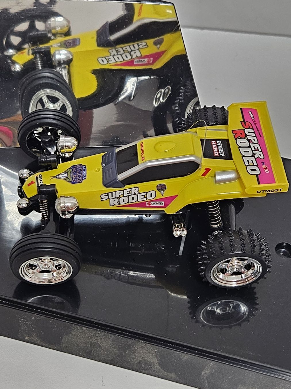 Modellini d'auto: Sparsames ferngesteuertes Auto, Gelb, "Super Rodeo" – Usato da Schlieren venduto da Bestleo 3