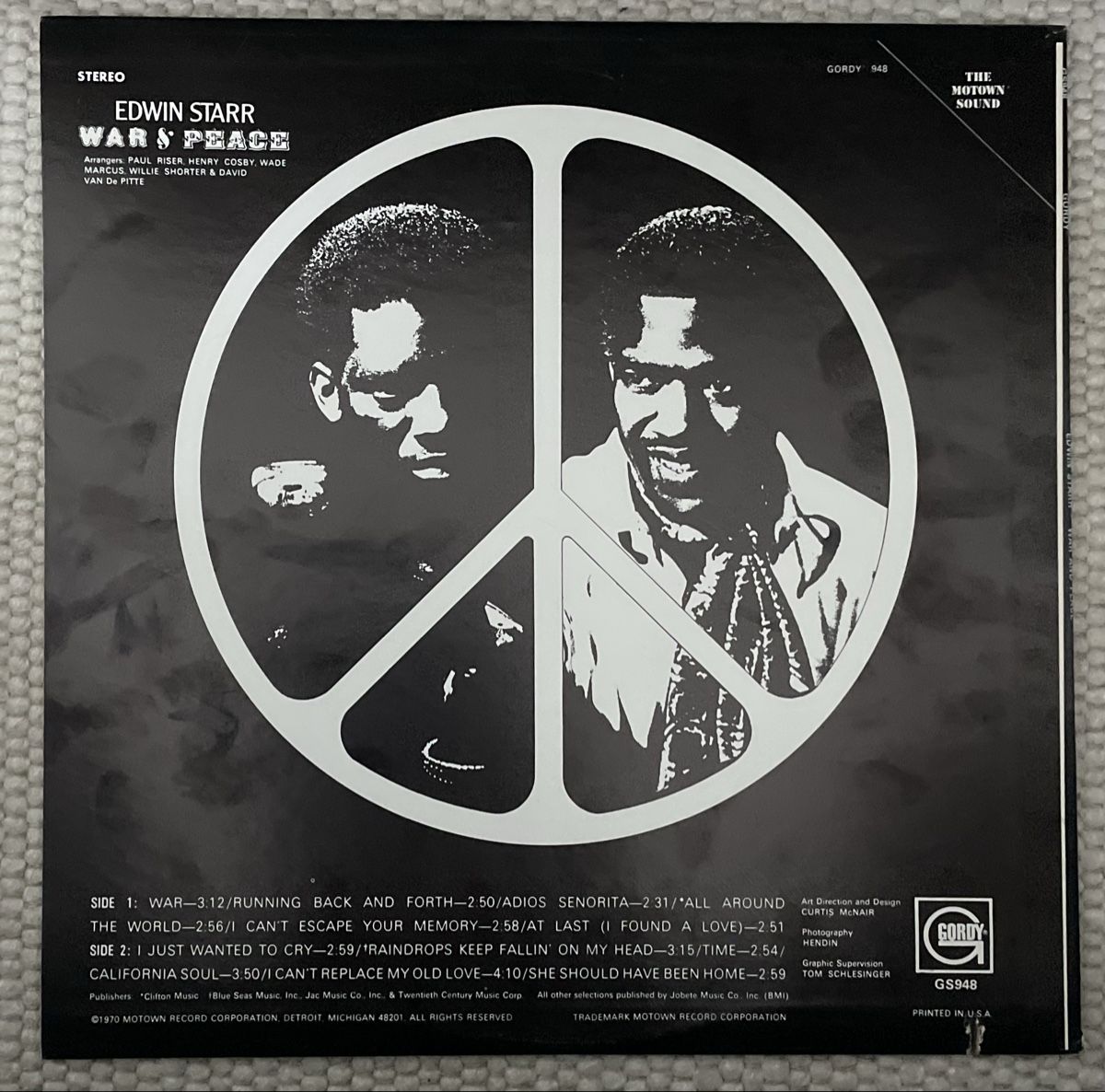 Schallplatten: Edwin Starr – War And Peace – Gebraucht aus Aadorf von Assyrian-Bazar 1