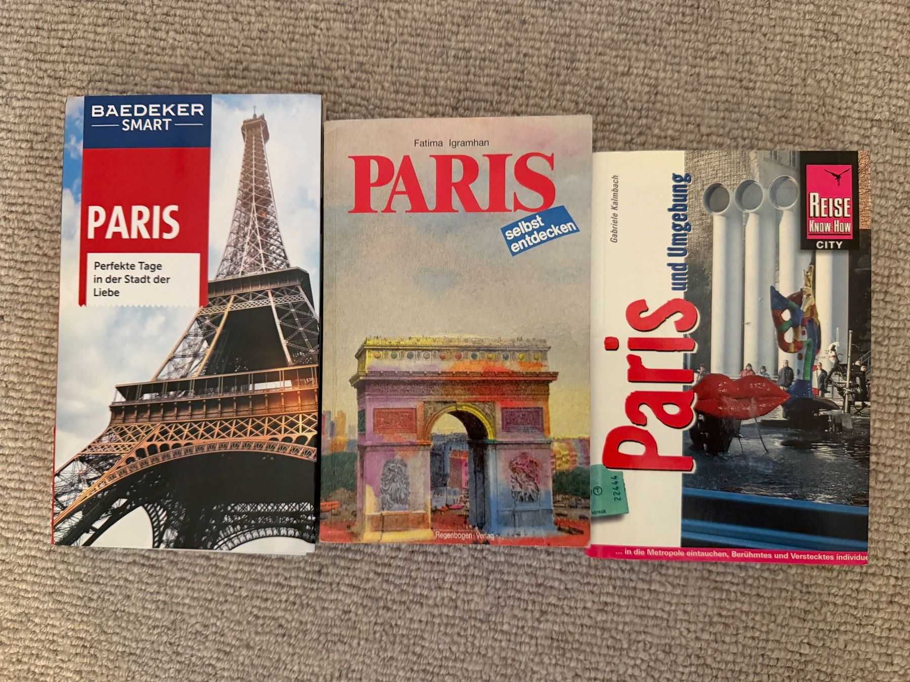 Libri: 3x PARIS – Usato da Abtwil SG venduto da Philemon08