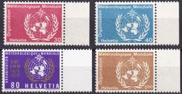 CH 1973, Francobolli di servizio OMM - Genfer Ämter