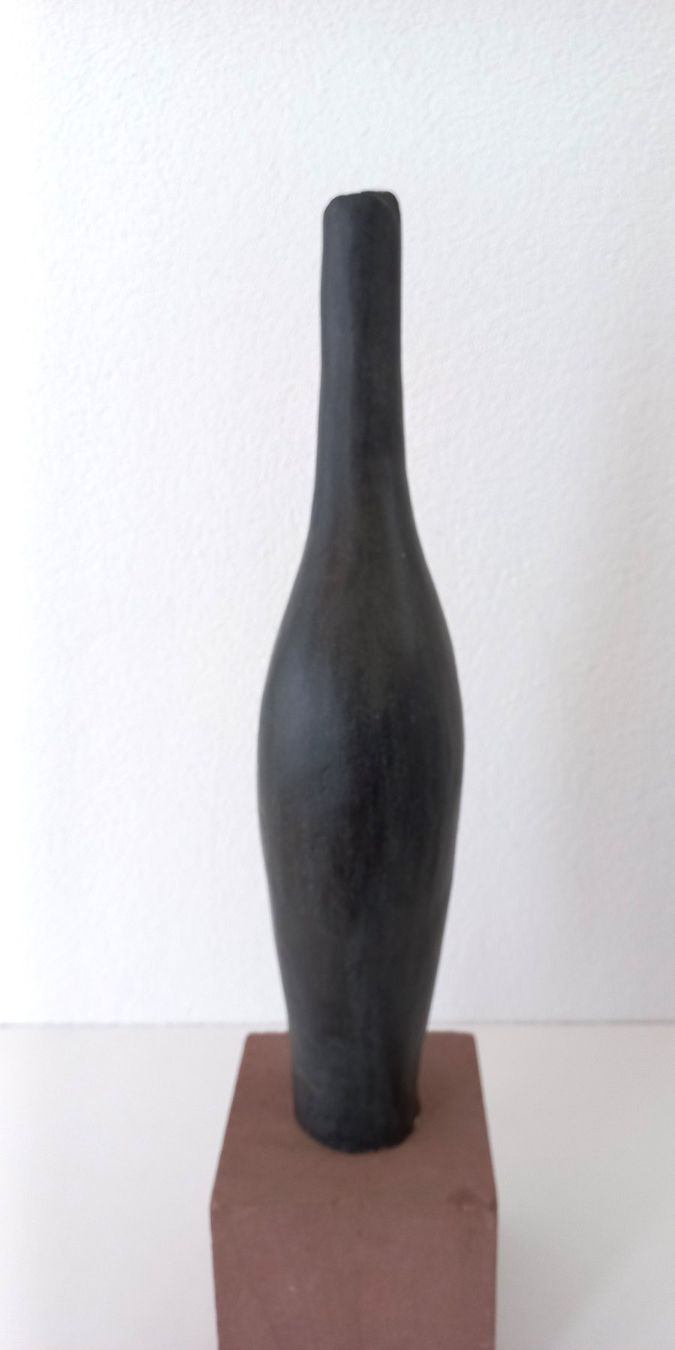 Skulpturen & Statuen: Zoomorphe Keramikskulptur auf Sockel – Gebraucht aus Bévilard von Orscha 6