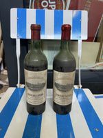 2 bouteilles vin rouge Chateau Latour Pomerol 1959