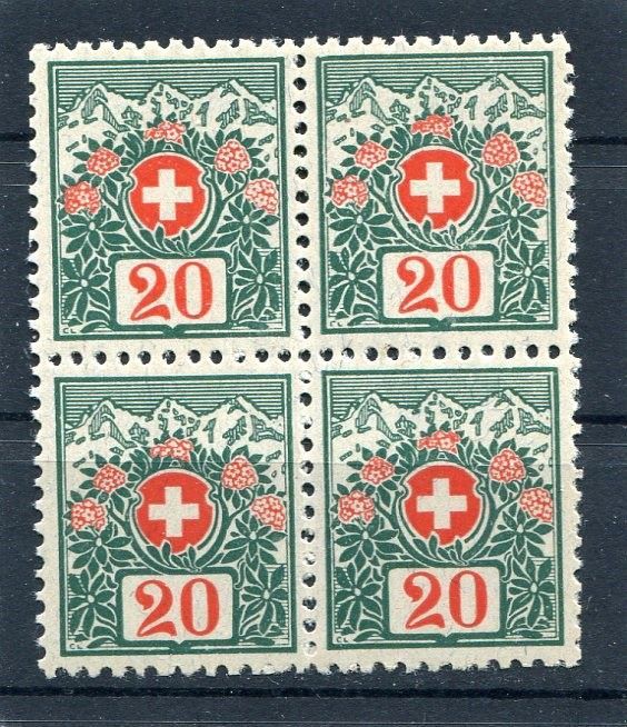 Tutti i francobolli: Nachporto Nr. 34 V'block postfrisch – Nuovo (secondo la descrizione) da Winterthur venduto da Kyoung