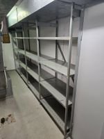stabiles Schwerlast Metallregal 403x50cm H: 200cm ab 550.-