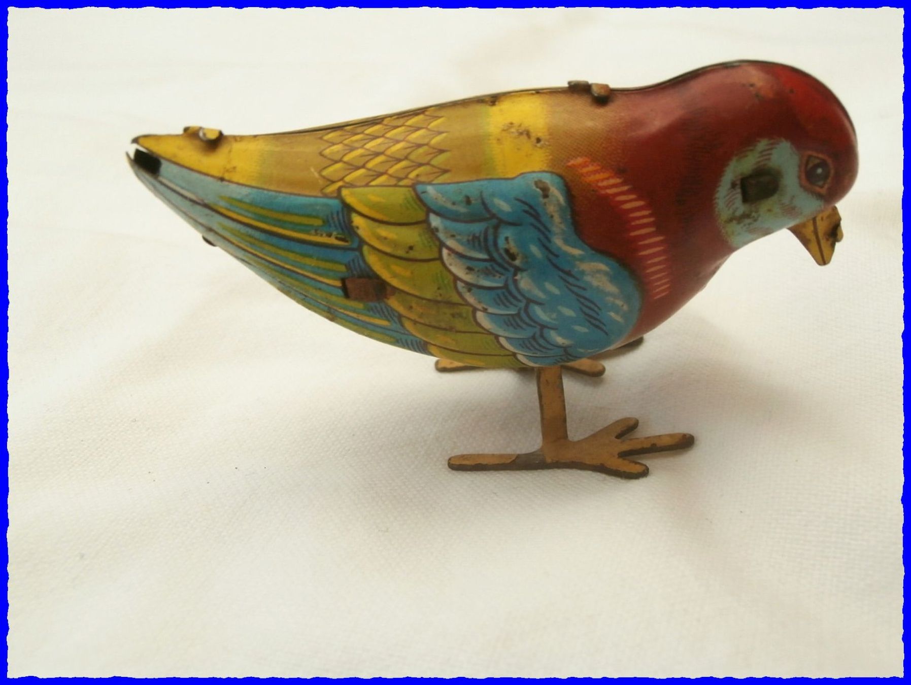 Giocattoli: antikes Blechspielzeug: Pickender VOGEL - mit Aufzug – Usato da Worblaufen venduto da Re_mo81 3