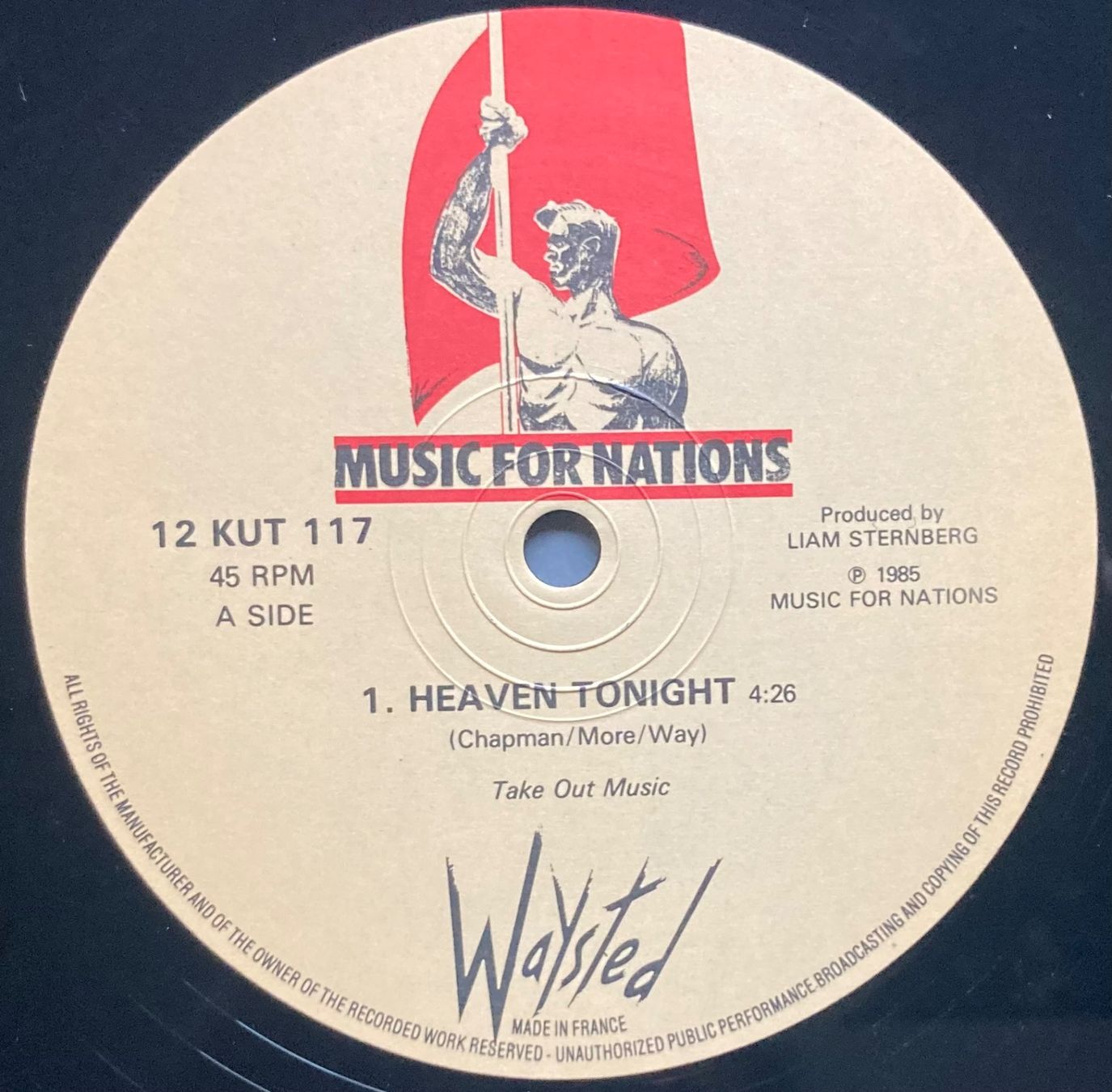 Dischi in vinile: WAYSTED - HEAVEN TONIGHT – Usato da Poliez-Pittet venduto da Newtown-Records 2
