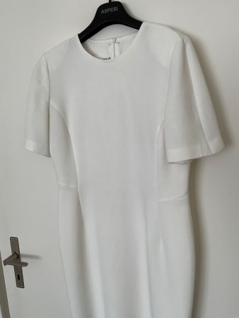 HANS ERRAS schönes Kleid Gr 38 Weiss wie neu