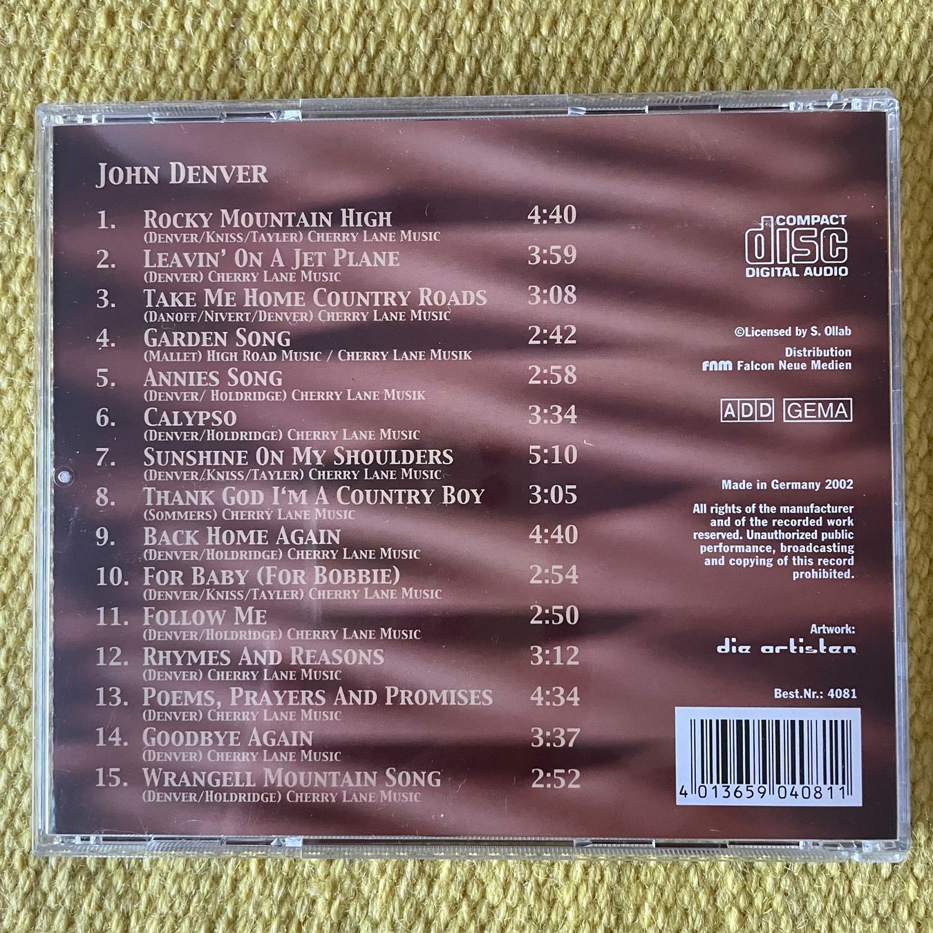 CDs: JOHN DENVER-GOODBYE AGAIN – Gebraucht aus Rorschacherberg von CD-Roli 1