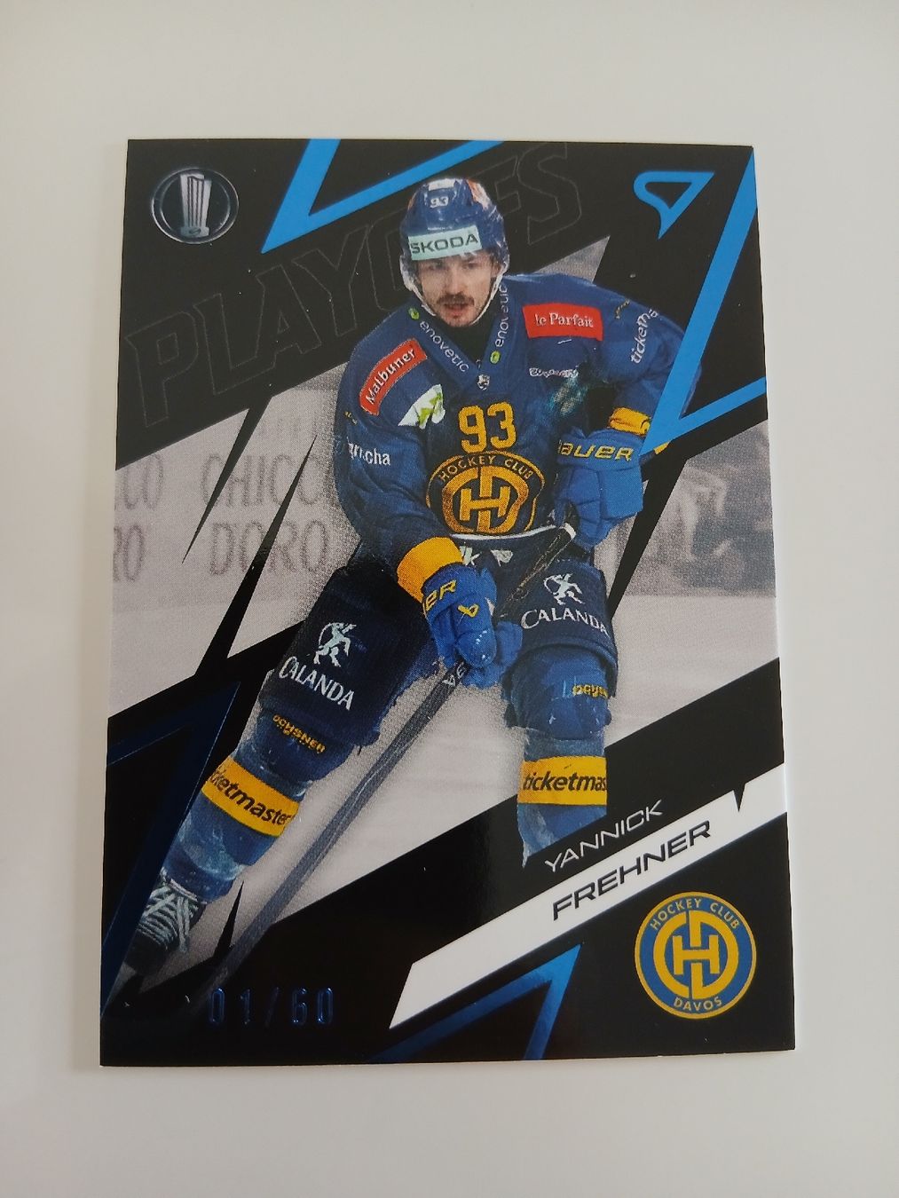 Sportzoo Sammelbilder & Trading cards: Yannick Frehner Blau 01/60 HCD  – Neu (gemäss Beschreibung) aus Taverne von damigiano