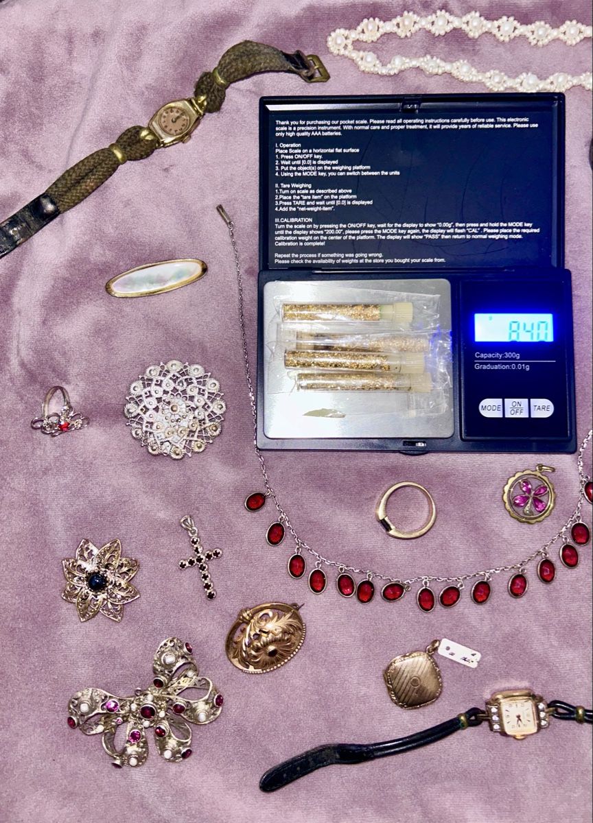 Altri gioielli: ANTIKER SCHMUCK - GOLD - GRANAT - SILBER – Usato da Wetzikon ZH venduto da Arber2021 2