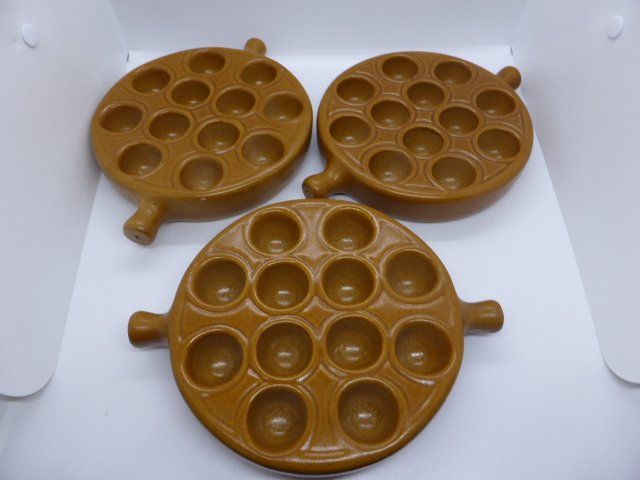 Lot De 20 Plateaux à Escargots En Aluminium 12 Trous - 17x12.8 Cm, Pour Service Fruits De Mer, Pratique Maison Et Restaurant