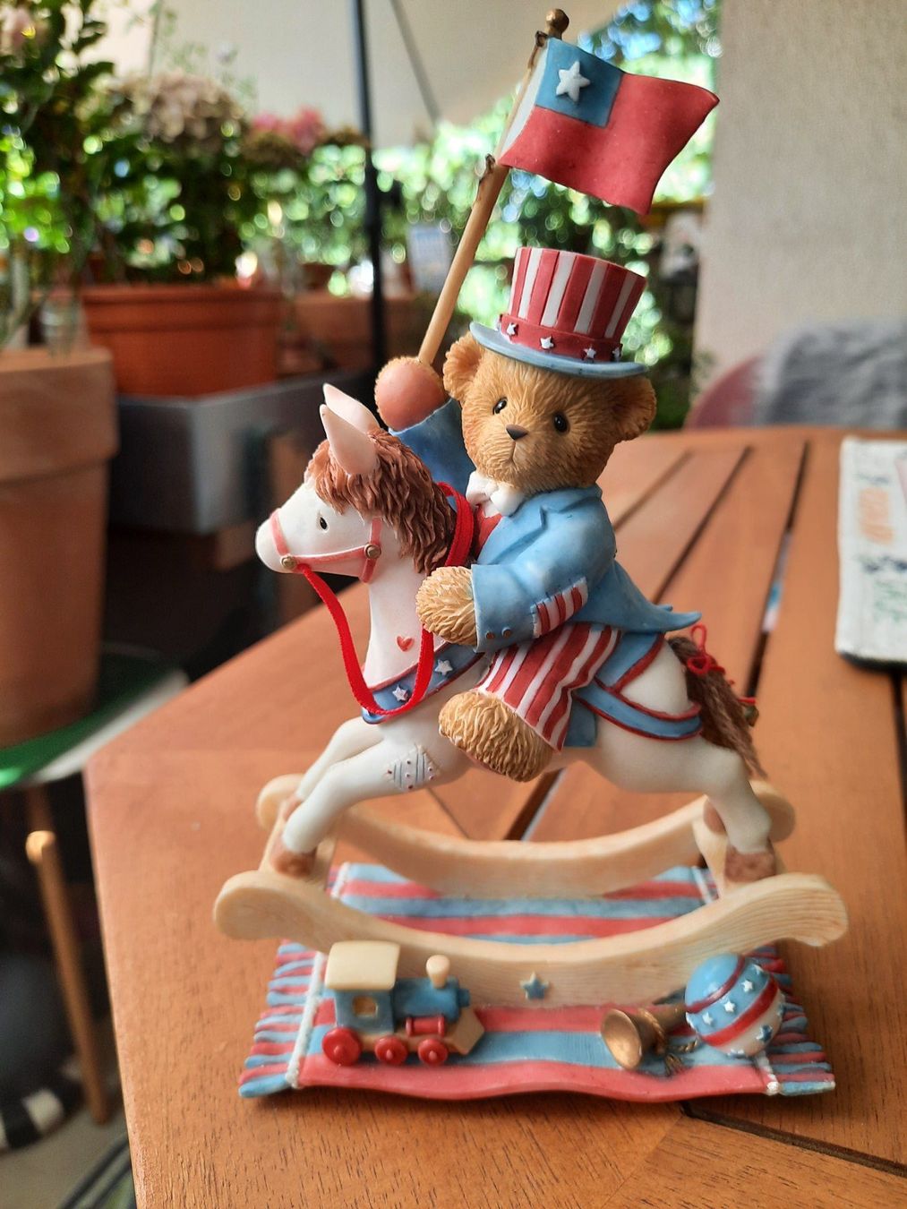 Statuette: Cherished Teddies,  Samuel "Hooray for the USA " – Nuovo (secondo la descrizione) da Allschwil venduto da saphira012